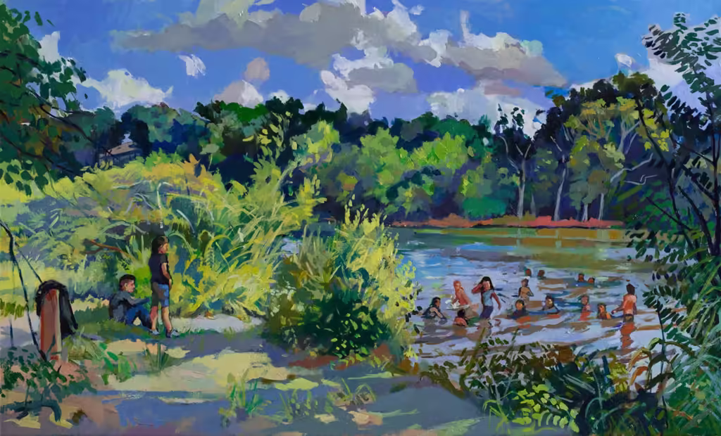 <a target='_blank' href='https://beta.hmvcgallery.com/product/children-jumping-in-the-river-for-a-summer-swim/'>Daniel Finaldi - Children Jumping In The River For A Summer Swim