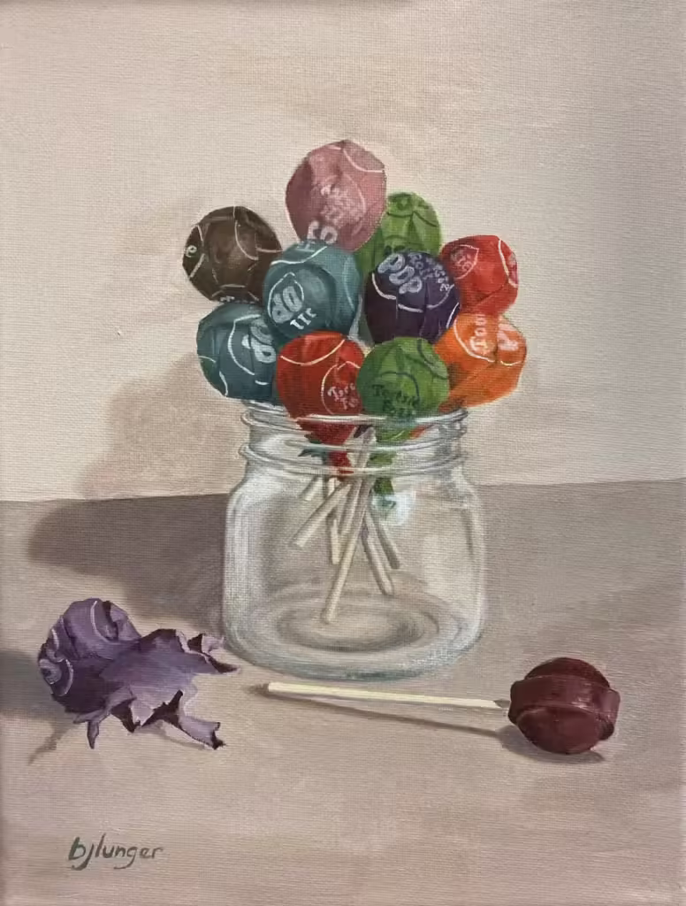 <a target='_blank' href='https://beta.hmvcgallery.com/product/boquet-of-tootsie-pops-in-jar-and-one-ready-to-eat/'>Barbara Lunger-Switzenberg - Boquet Of Tootsie Pops In Jar And One Ready To Eat